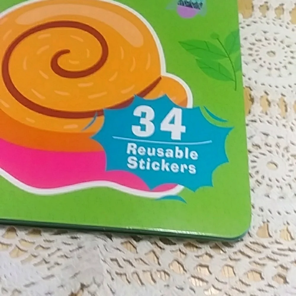 My first sticker book, insects!
